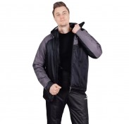 Куртка утепл мужская Nordski Premium-Sport Grey/Black, мемб 3000/3000