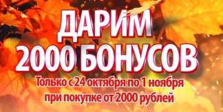 2000 бонусов